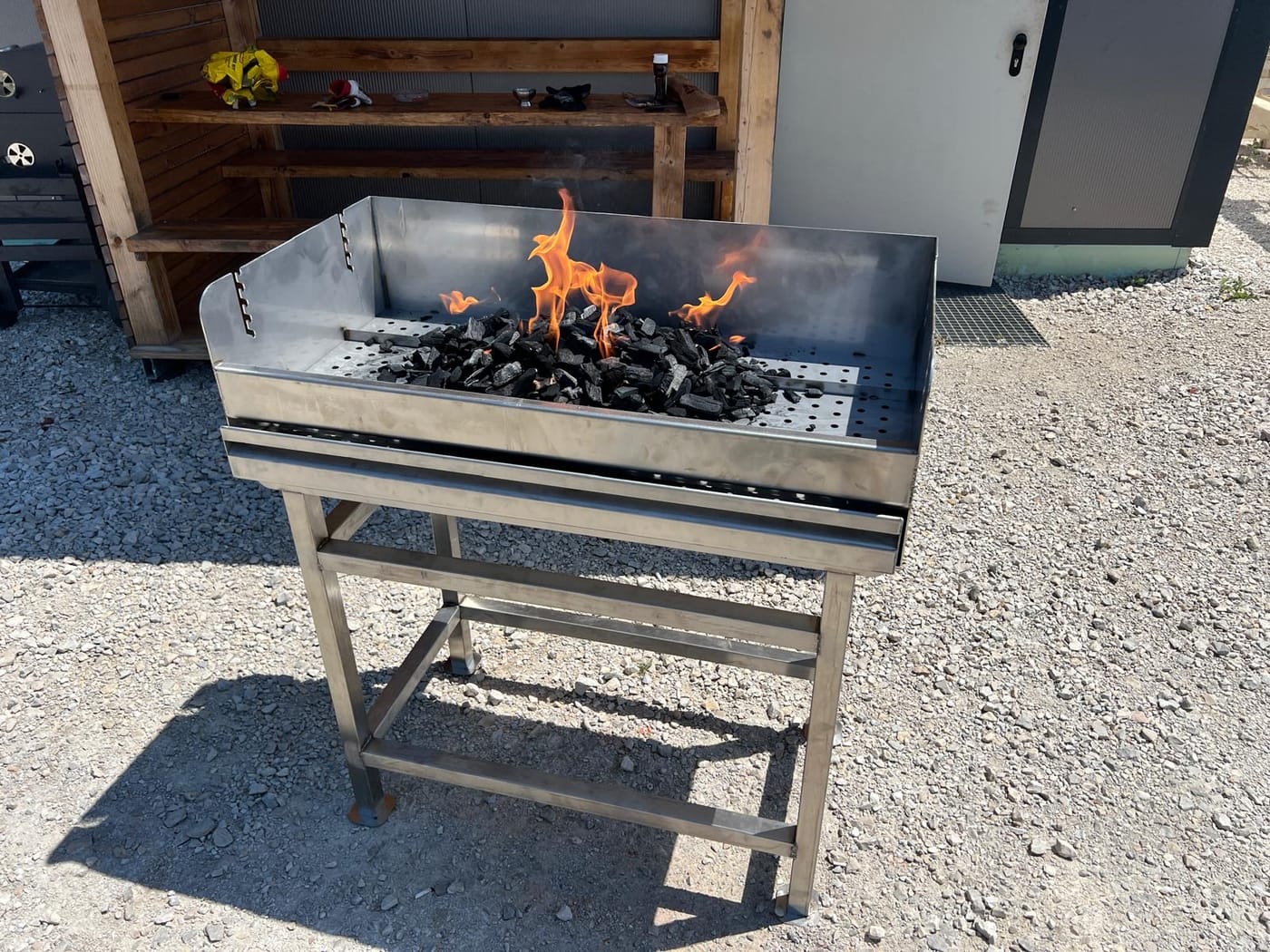 Edelstahlgrill